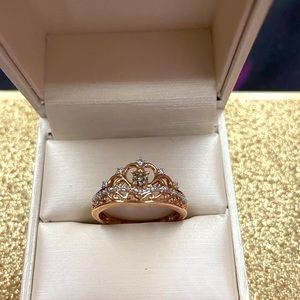 Diamond Tiara Ring in 10K Gold